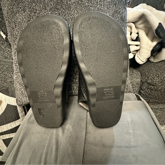 SAS TRIPAD COMFORT SANDALS, Black Pebble Leather, Made in USA, Women’s 10.5 - Picture 12 of 15